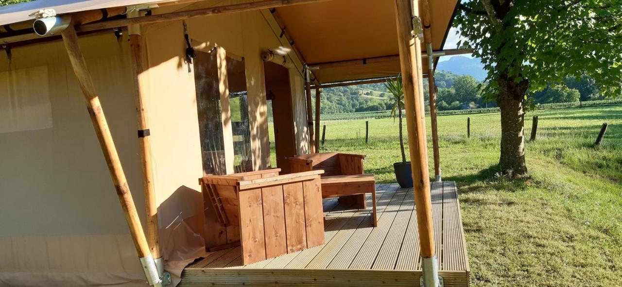 Tente Safari Lodge Ferme Carrique Tardets-Sorholus Ngoại thất bức ảnh